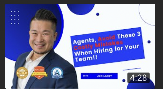 3 Mistakes to Avoid When Growing Your Real Estate Team!